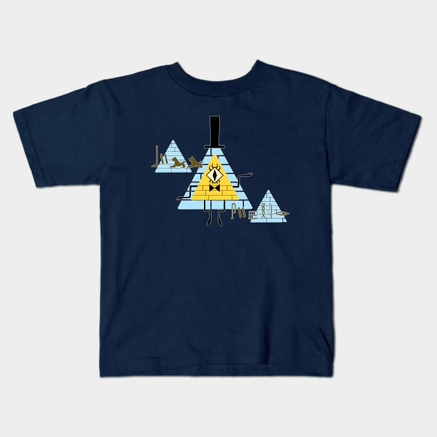 Hieroglyph Bill Kids T-Shirt by WaveCipher